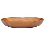 vidaXL Lavabo Bois de teck massif 60x40x10 cm