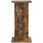 vidaXL Support de Plante Chêne fumé 30 5 x 30 x 60 5 cm