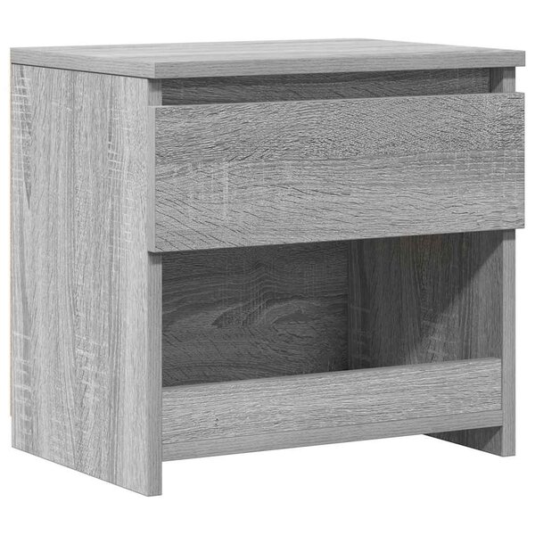 vidaXL Table de chevet Sonoma gris 40x30x39 cm Bois d'ingénierie