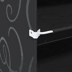 vidaXL Cubes de rangement 9 Pièces avec portes noir PP