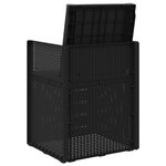 vidaXL Chaises de jardin salle à manger 2 Pièces Anthracite et Gris clair