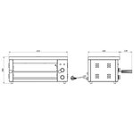 Salamandre cuisine professionnelle 610 x 330 mm - combisteel -  - rvs aisi 201 610x330x280mm