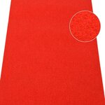 vidaXL Gazon artificiel avec picots 2x1 33 m Rouge
