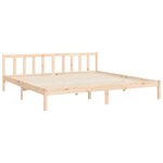 vidaXL Cadre de lit sans matelas bois de pin massif