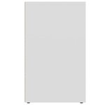 vidaXL Armoire à chaussures Blanc 52 5x30x50 cm