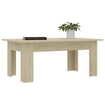 vidaXL Table basse Chêne sonoma 100x60x42 cm Bois d’ingénierie