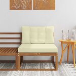 vidaXL Sofa de milieu extérieur Naturel