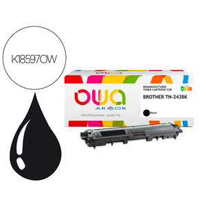 Q-connect toner laser - compatible Brother TN243BK - Noir - 1000p