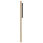 vidaXL Tête de lit Autre Marron 75 cm Bois massif en pin