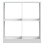 vidaXL Bibliothèque blanc 68 5x32x75 cm bois d'ingénierie