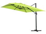 Parasol jardin déporté Alu "Sun 4" - Rectangle - 3 x 4 m - Vert