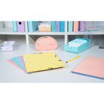 EXACOMPTA 1 X Chemise à élastiques Aquarel  A4  carton  bleu