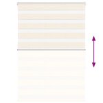 vidaXL Store zèbre beige marbré largeur du tissu 95 9 cm polyester