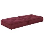 vidaXL Canapé modulaire marron 70x70x36 tissu