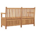 vidaXL banc avec stockage Marron 150 x 60 x 90 cm Bois de teck massif