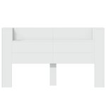 vidaXL Armoire tête de lit avec LED blanc 180x16 5x103 5 cm