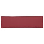 vidaXL Coussin pour banc de palette Bordeaux 140 x 40 x 8 cm