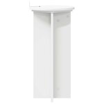 vidaXL Support de Plante 2 pièces Blanc Ø29 5 x 60 cm