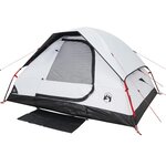 vidaXL Tente de camping à dôme 4 personnes tissu occultant imperméable