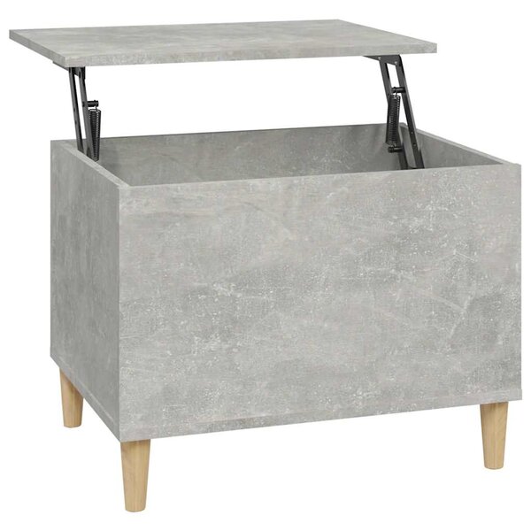vidaXL Table basse Gris béton 60x44 5x45 cm Bois d'ingénierie