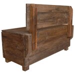 vidaXL Banc bois massif d'acajou 86x40x60 cm