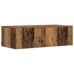 vidaXL Bureau mural Bois Ancien 100 x 45 x 30 cm Bois d'ingénierie
