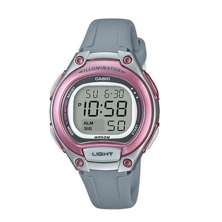 CASIO Montre Basic Gris et Rose Enfant