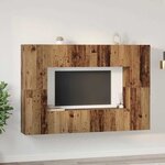 vidaXL Ensemble meuble TV 8 Pièces Bois ancien 60 x 30 x 30 cm