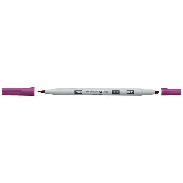 Marqueur Base Alcool Double Pointe ABT PRO 685 magenta foncé TOMBOW