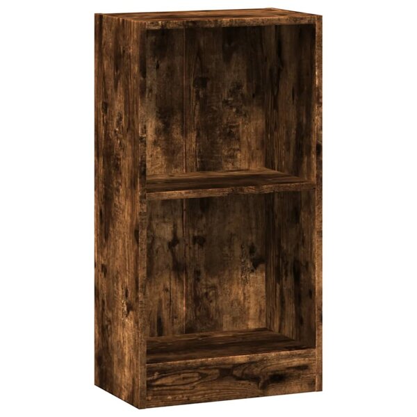vidaXL Bibliothèque chêne fumé 40x24x76 cm bois d'ingénierie