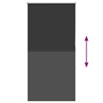 vidaXL Store enrouleur occultant largeur du tissu 80 7 cm polyester