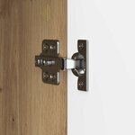 vidaXL Meuble TV 102 x 34 5 x 52 cm Chêne artisanal Bois d'ingénierie