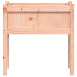 vidaXL Jardinières avec pieds 70x31x70 cm bois massif douglas