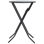 vidaXL Table de Jardin Anthracite 50 x 50 x 72 cm Métal