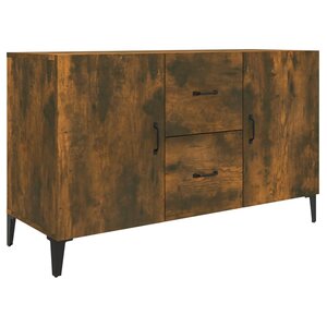 vidaXL Buffet chêne fumé 100x36x60 cm bois d'ingénierie