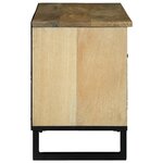 vidaXL Armoire de rangement pour médias Marron 80 x 33.5 x 46 cm