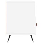 vidaXL Meuble TV blanc 102x36x50 cm bois d'ingénierie
