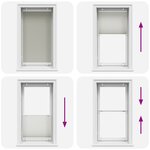 vidaXL Store plissé gris clair 80x150 cm largeur du tissu 79 4 cm