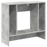 vidaXL Gris Béton 82 x 29 x 74 cm