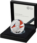 Pièce de monnaie en Argent 2 Pounds g 31.21 Millésime 2020 Music Legends DAVID BOWIE