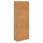 vidaXL Armoire de rangement Chêne artisanal 80 x 42 5 x 225 cm