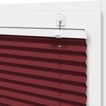 vidaXL Store plissé rouge bordeaux 100x150 cm largeur du tissu 99 4 cm