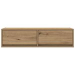 vidaXL Meuble TV chêne artisanal 100 x 31 x 25.5 cm Bois d'ingénierie