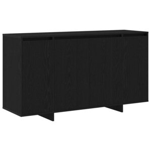 vidaXL Buffet Chêne noir 135 x 41 x 75 cm Bois d'ingénierie