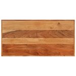vidaXL Table de bar 110x55x107 cm bois massif d'acacia et fer