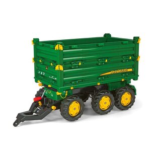 Rolly Toys 125043 - RollyMulti Trailer John Deere - Remorque pour tracteurs à pédales.