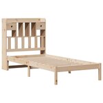 vidaXL Lit bibliothèque sans matelas 90x200 cm bois de pin massif