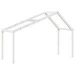 vidaXL Lit haut sans matelas blanc 75x190 cm bois de pin massif