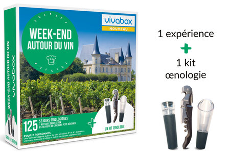 Coffret cadeau - VIVABOX - Week-end autour du vin