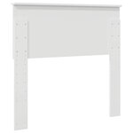 vidaXL Tête de lit Blanc Brillant 75 cm Bois d'ingénierie